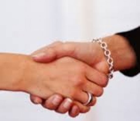 gallery/women shaking hands close-up